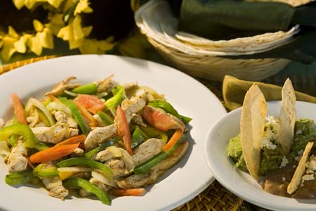 10 Chicken Fajitas